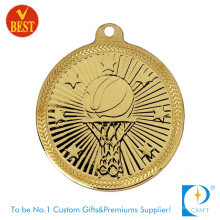 China-kundenspezifische Zink-Legierungs-Druckguss-Basketball-Medaille 3D in der Bronze